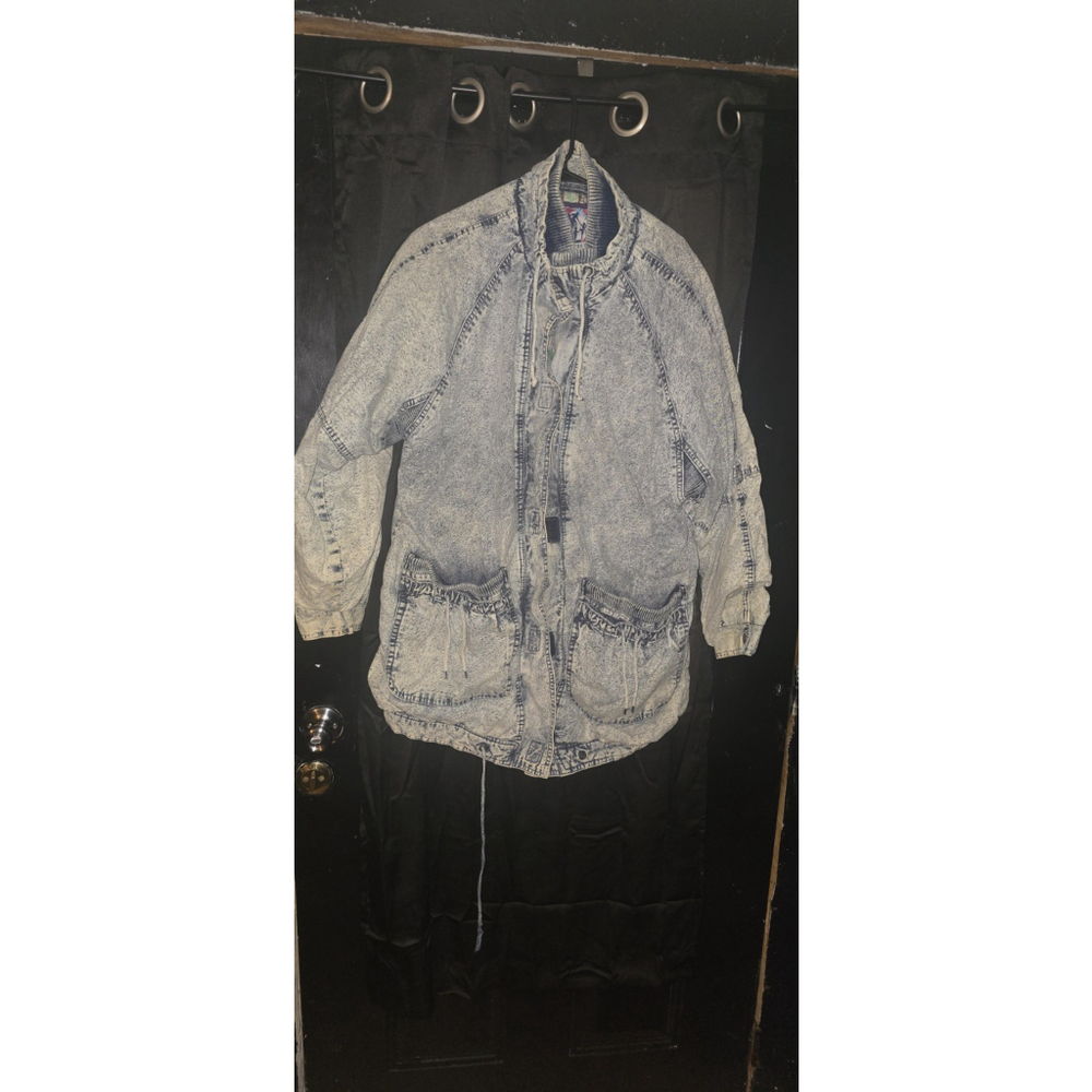 Distressed Acid Wash Denim coat Rock Creek Women's 18/20
